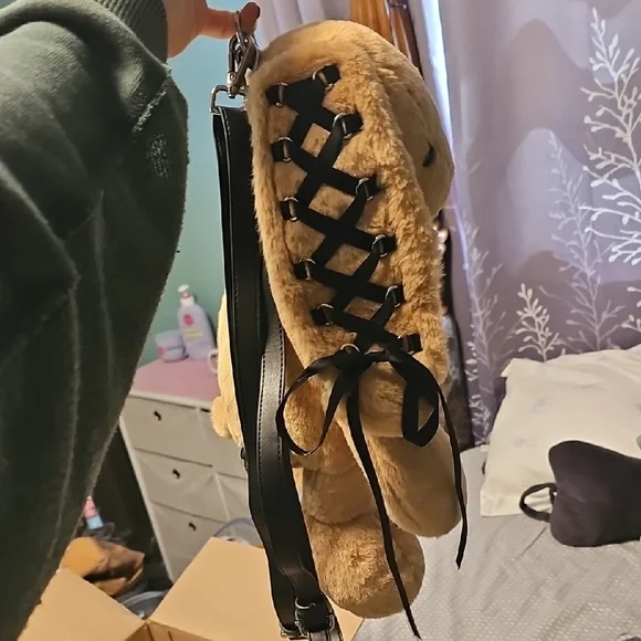 Dolls Kill Plush Bunny Backpack - Picture 3 of 8